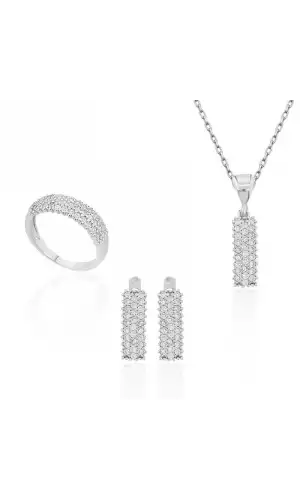 Gümüş Su Yolu Bayan Set