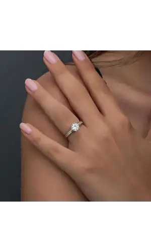 Gümüş Tek Taş Kadın Yüzük