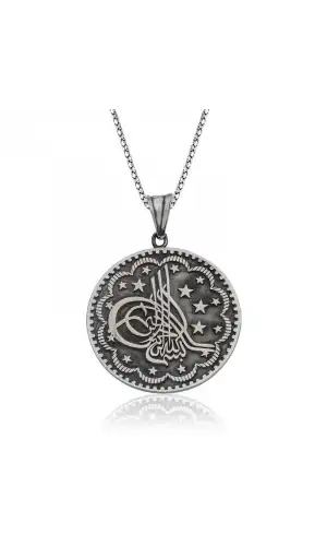 Gümüş Tuğra Kolye