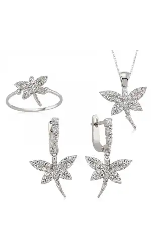 Gümüş Yusufçuk Bayan Set