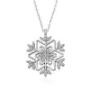 Gümüş Kar Tanesi Kolye