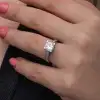 Gümüş Tek Taş Kadın Yüzük