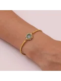 Aqua Marin Altın Kelepçe