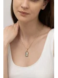 Blue Squa Altın Charm