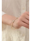 Çift Ok Tasarım Altın Kelepçe