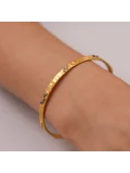 Dövme Altın Kelepçe Bilezik