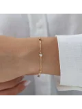 Nisera İdun Ataç Minimal Altın Bileklik