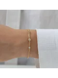 Nisera Minimal Güneş Altın Bileklik