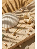 Nisera Minimal Pearl Altın Kolye