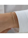 Nisera Minimal Taşlı Ataç Altın Bileklik