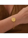 Nisera Tyche Altın Bileklik