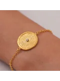 Nisera Tyche Altın Bileklik
