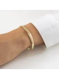 Nisera Yassı Balık Sırtı Altın Kelepçe