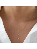 Nisera Yıldız Minimal  Altın Kolye