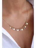 Rose Pullu Altın Zincir Kolye