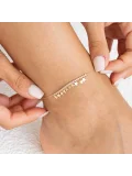 Yıldızlı Minimal Altın Halhal