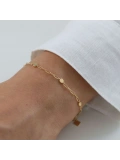 Nisera Lapis Minimal Altın Bileklik