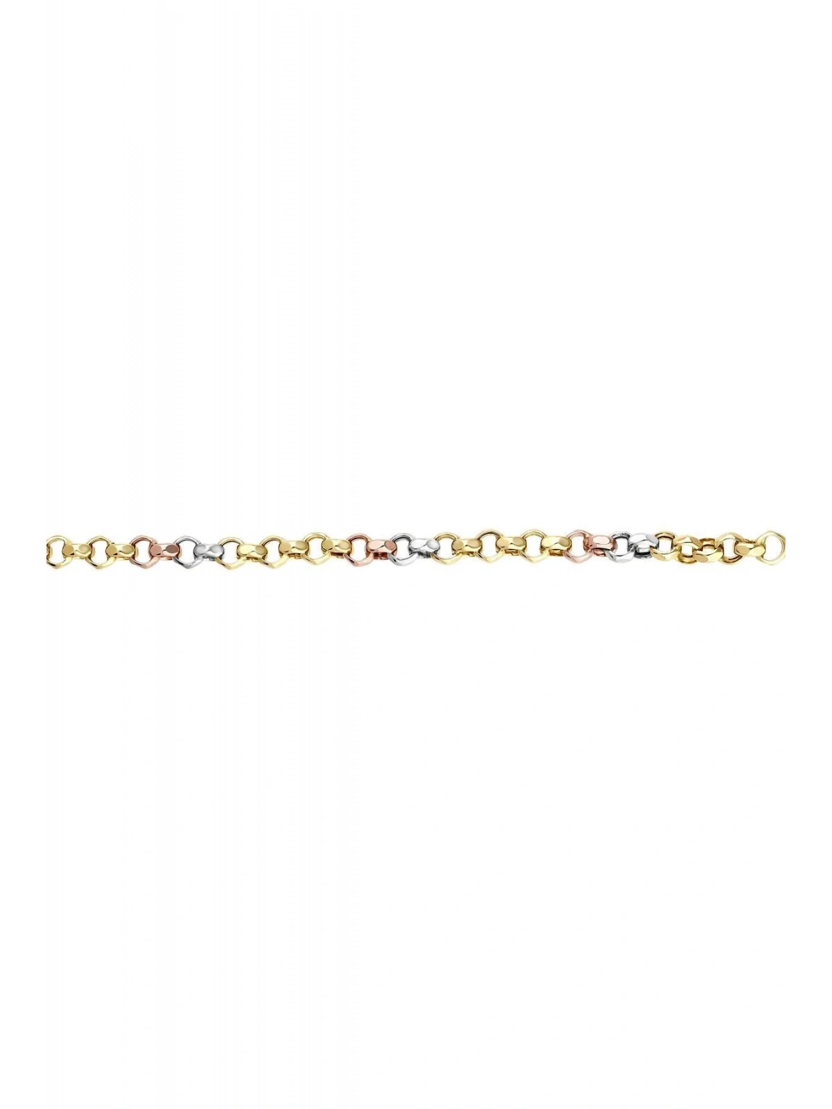 DOÇ ZİNCİR ÜÇ RENK (ROSE,YEŞİL,BEYAZ) BİLEKLİK