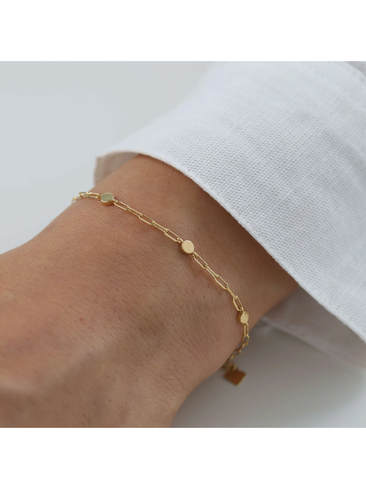 Nisera Lapis Minimal Altın Bileklik