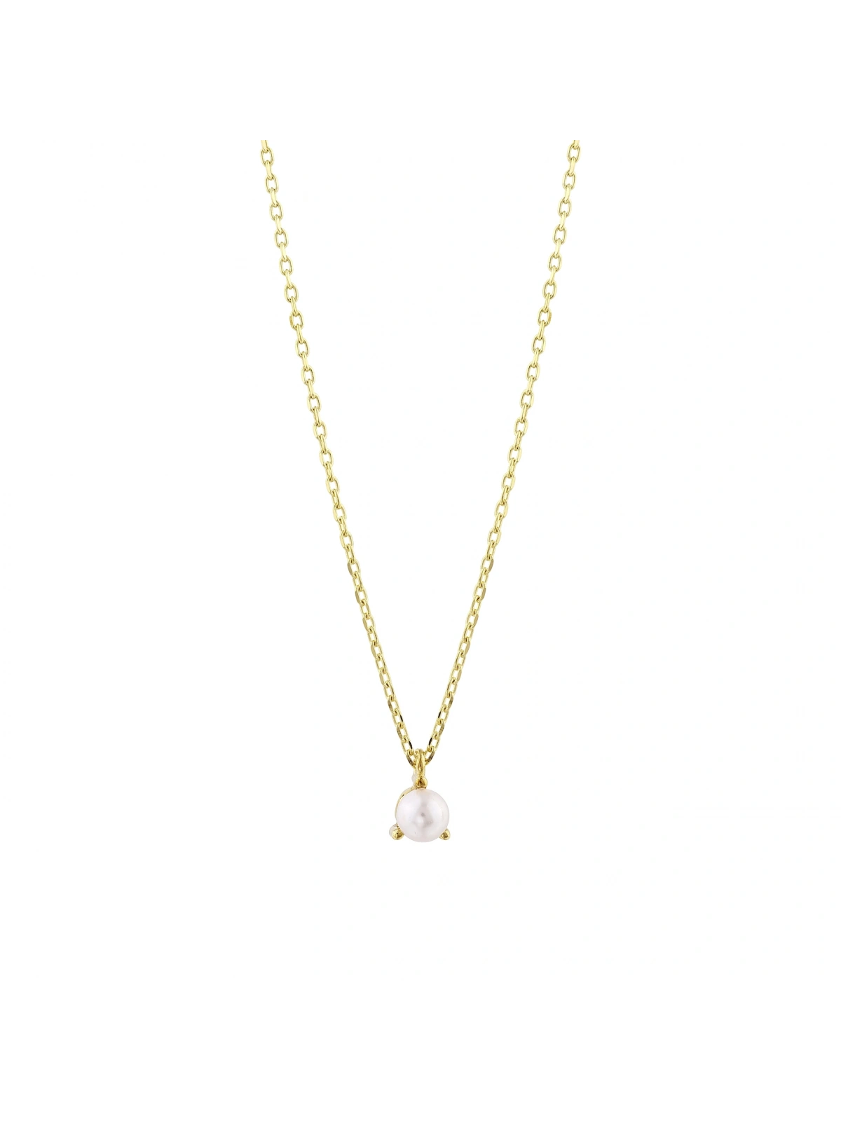 Nisera Minimal Pearl Altın Kolye