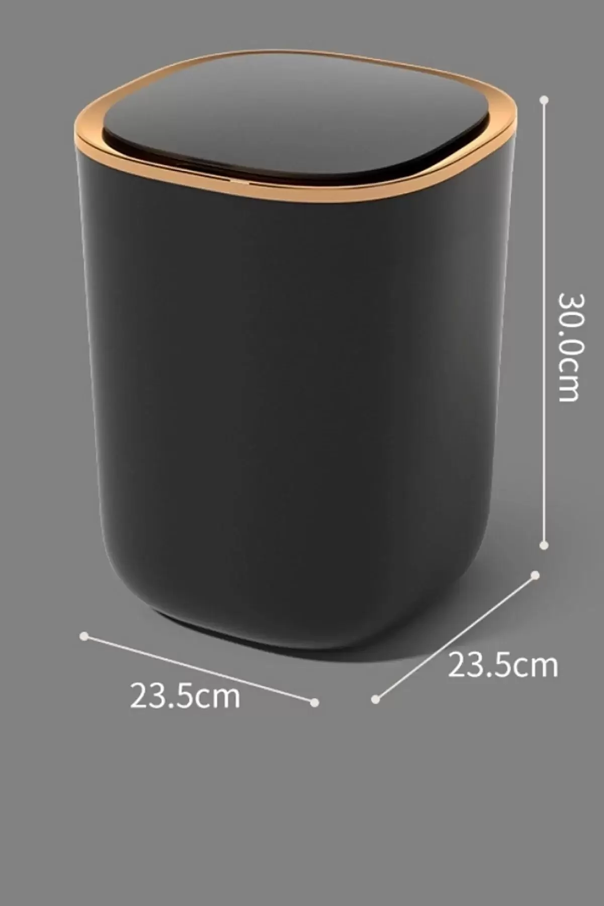Sensörlü Çöp Kovası Otomatik Sensörlü Akıllı Mutfak Banyo Çöp Kutusu Yaldızlı Yeşil Beyaz 12 Lt