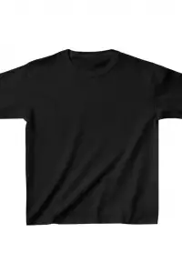 Çocuk Unisex Basic T-Shirt - Siyah