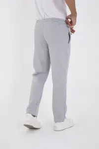 Erkek Üç İplik Basic Eşofman Pantolon - Gri