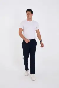 Erkek Üç İplik Basic Eşofman Pantolon - Lacivert