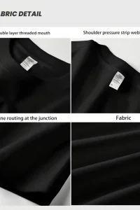 Kadın Kısa Kol Yazlık Tişört Bisiklet Yaka Baskılı Oversize T-Shirt - Siyah