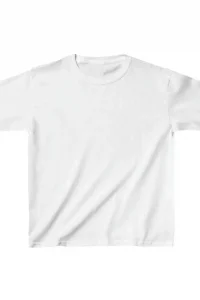 Çocuk Unisex Basic T-Shirt - Beyaz