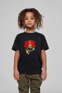 Çocuk Unisex Baskılı T-Shirt - Siyah