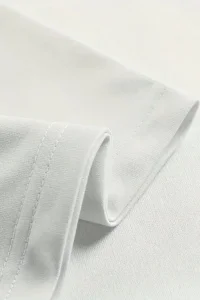 Erkek Tişört Baskılı Bisiklet Yaka Kısa kol t-shirt - Beyaz