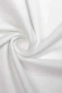 Kadın Tişört Newtro Baskılı Oversize Bisiklet Yaka T-shirt - Beyaz