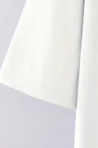 ERKEK T-Shirt  No Risk No Story Baskılı Bisiklet Yaka Tişört - Beyaz