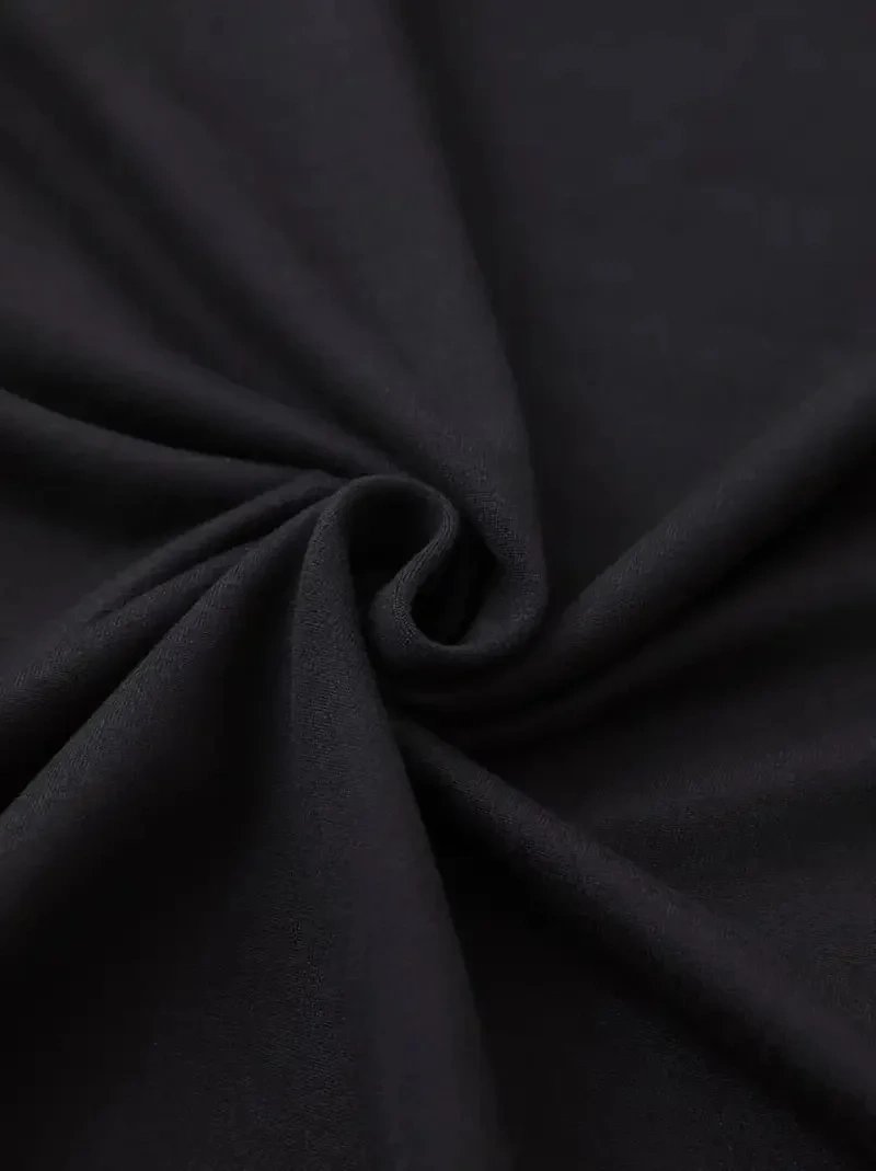 Женска црна бициклистичка јака пајак отпечаток oversize маица 3