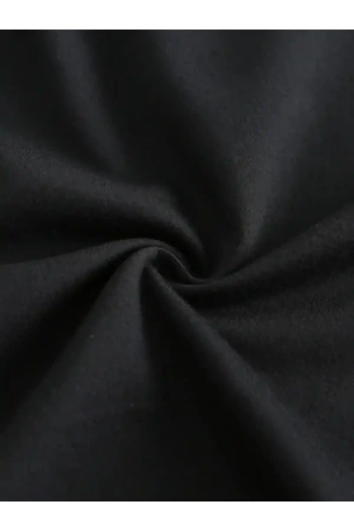 20/1 Penye Compack Baskılı Oversize Kısa Kol Bisiklet Yaka T-shirt - Siyah