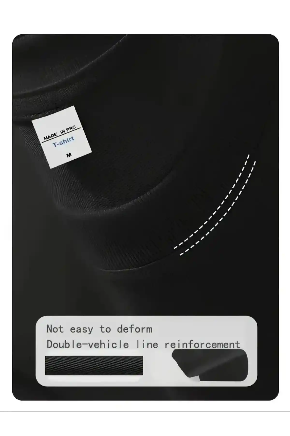 20/1 Penye Compack Day One Baskılı Oversize Bisiklet Yaka T-shirt - Siyah