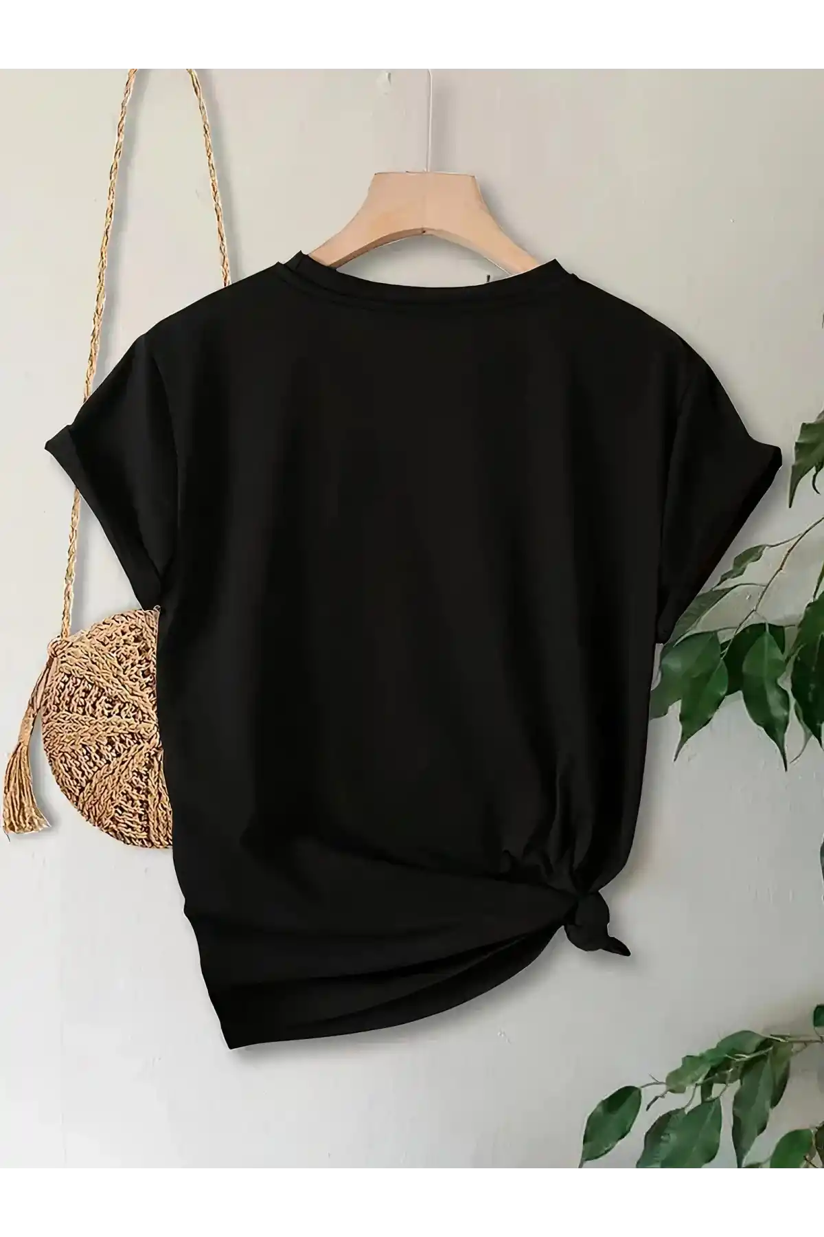 Anneler Günü Baskılı T-shirt - Siyah