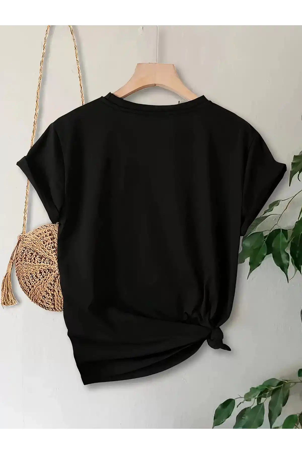 Anneler Günü Baskılı T-shirt - Siyah