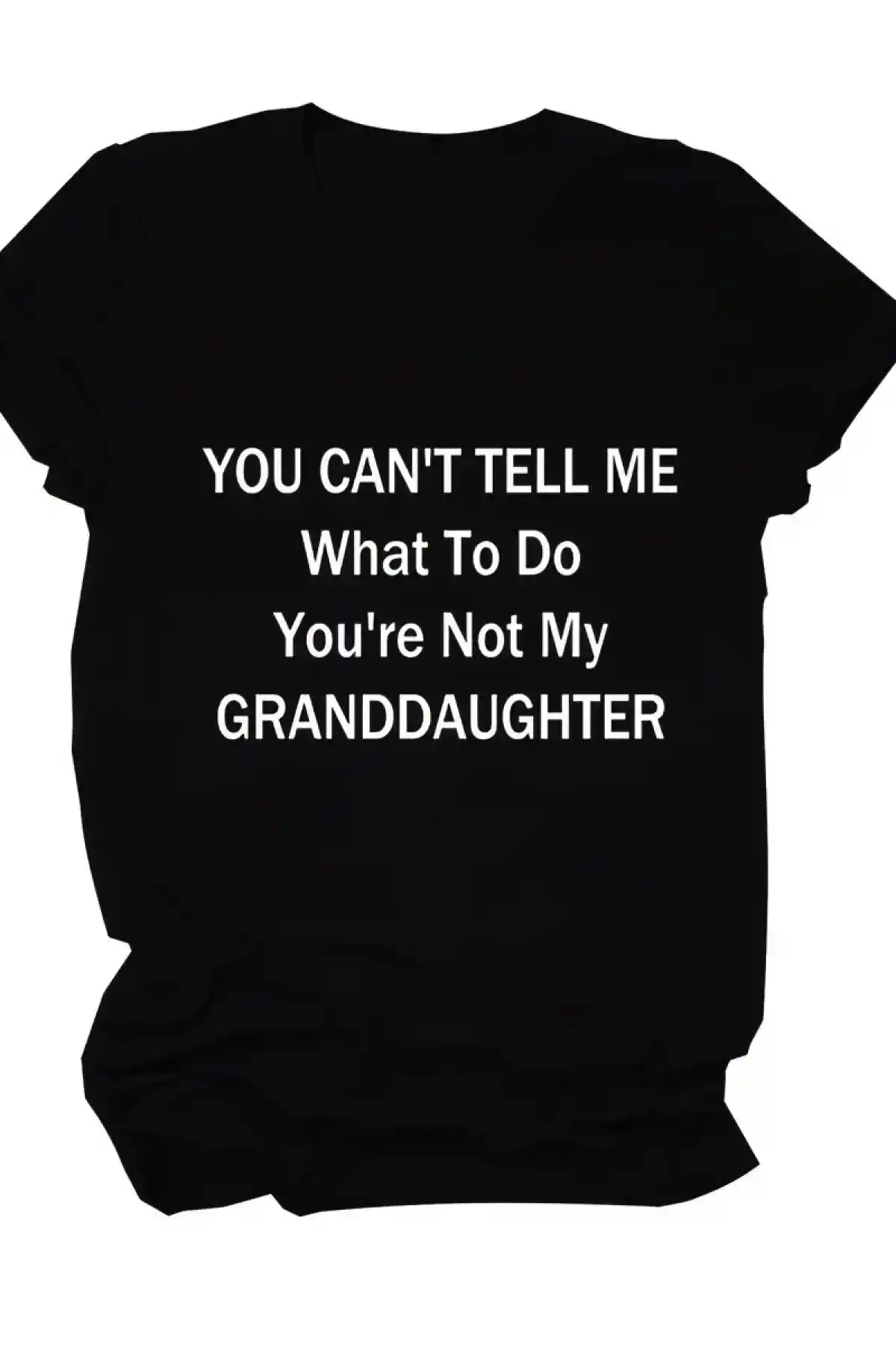 20/1 Penye Compack Baskılı Oversize Kısa Kol Bisiklet Yaka T-shirt - Siyah