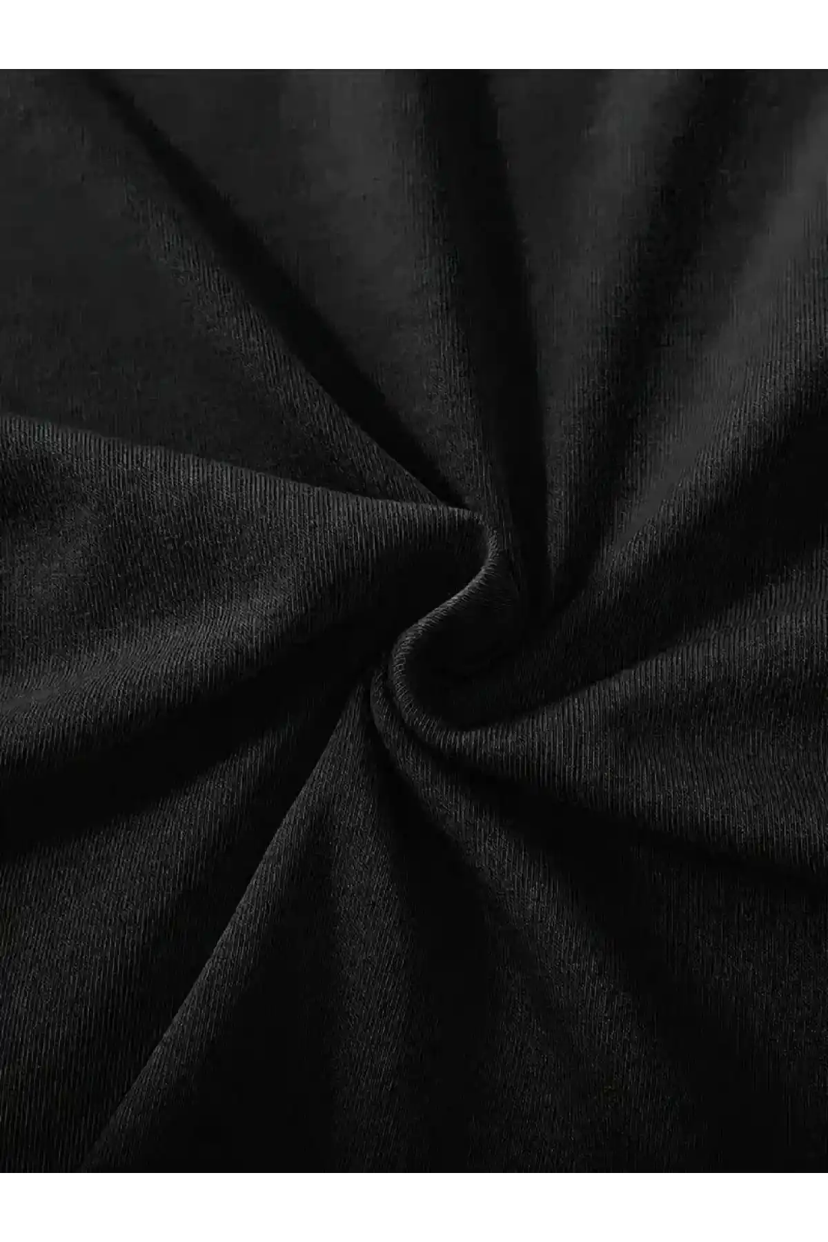 fiyonk Ön Arka baskılı siyah oversize unisex Kısa Kol t-shirt- Siyah