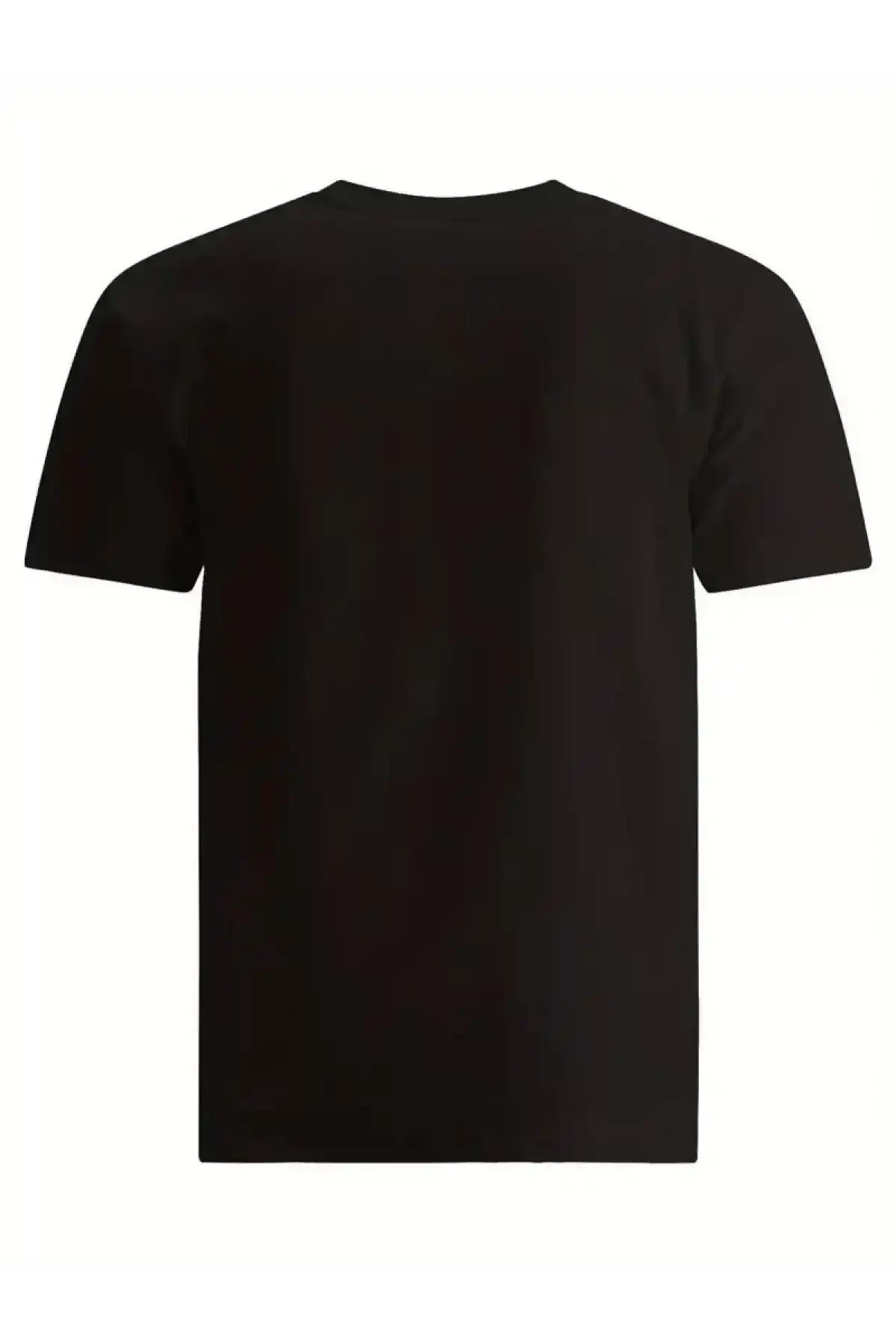 20/1 Penye Compack SPACEBALLS Erkek Baskılı Oversize Bisiklet Yaka Kısa Kol Yazlık T-shirt - Siyah