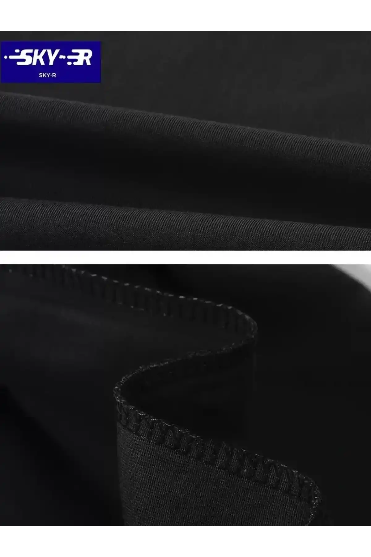 20/1 Penye Compack Gözlüklü Ayı Baskılı Oversize Bisiklet Yaka Erkek T-shirt - Siyah