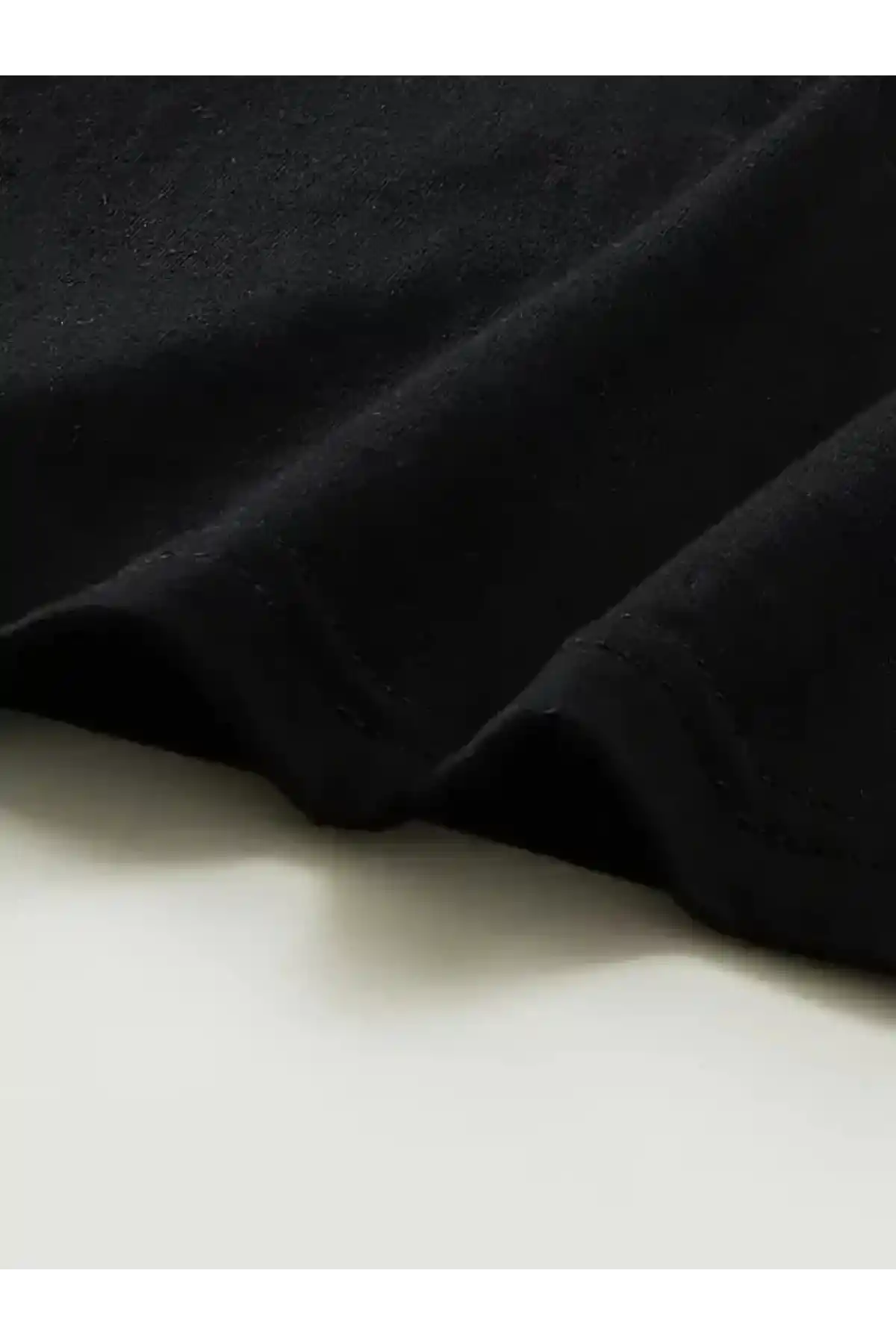 [Günlük T-Shirt] Hafif Kadın Günlük T-Shirt | Bol Kesim, Kısa Kollu, Yuvarlak Yaka, Eğlenceli Karikatür Ayı ve Umrumda Değil Baskı - Günlük Stil, İlkbahar/Yaz- Siyah