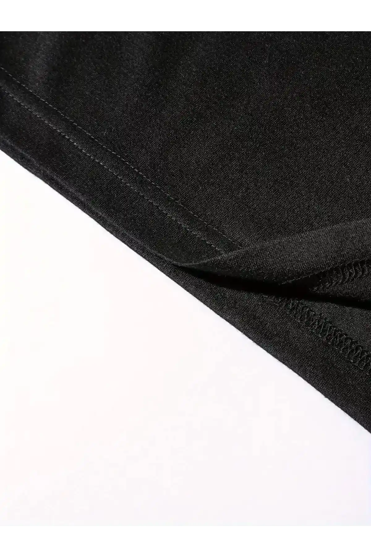 Benzersiz Sırt Baskılı Erkek Sokak Stili Bol Tişört - Nefes Alabilir Polyester, Makinede Yıkanabilir - Siyah