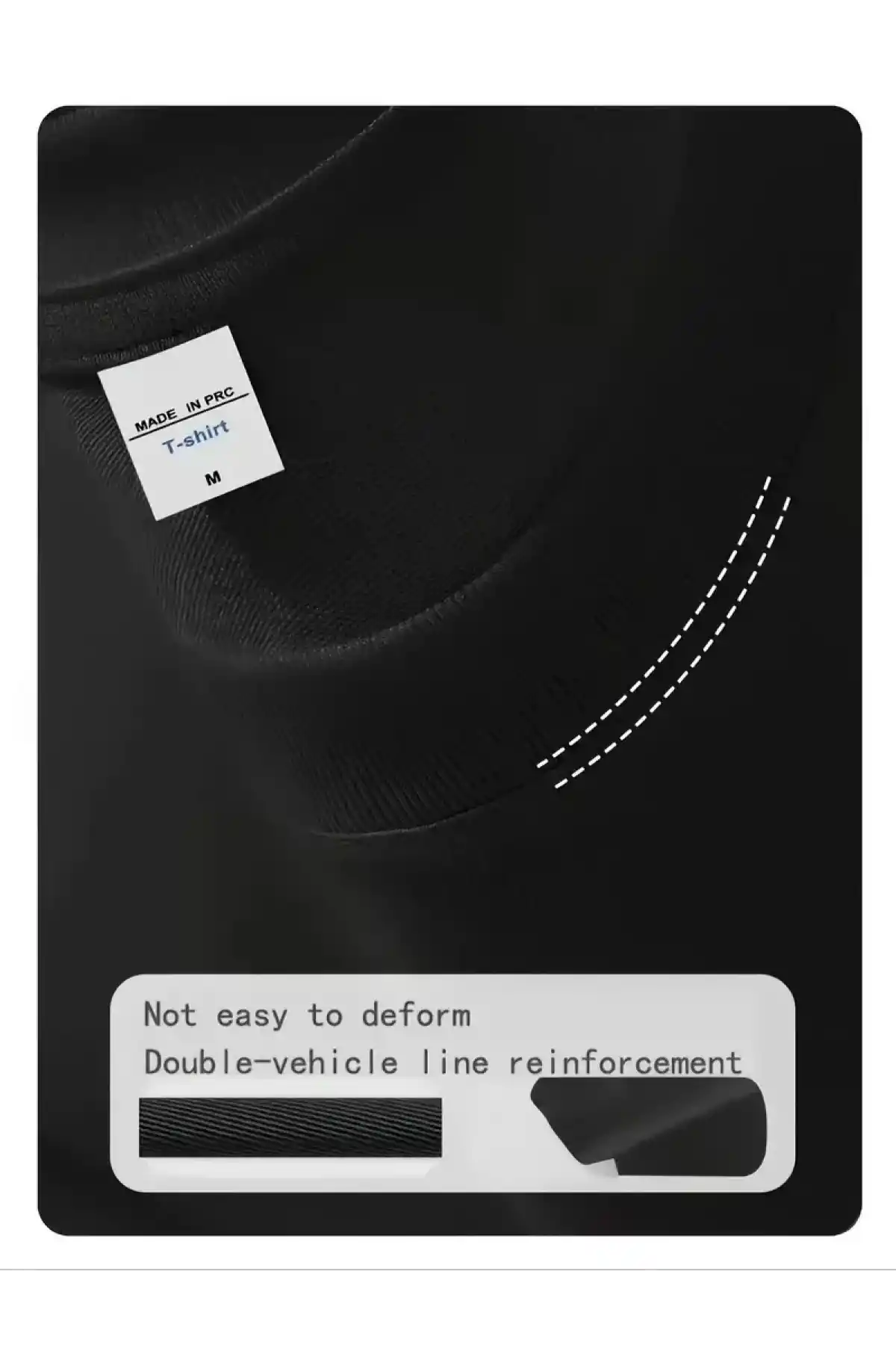 20/1 Penye Compack Day One Baskılı Oversize Bisiklet Yaka T-shirt - Siyah