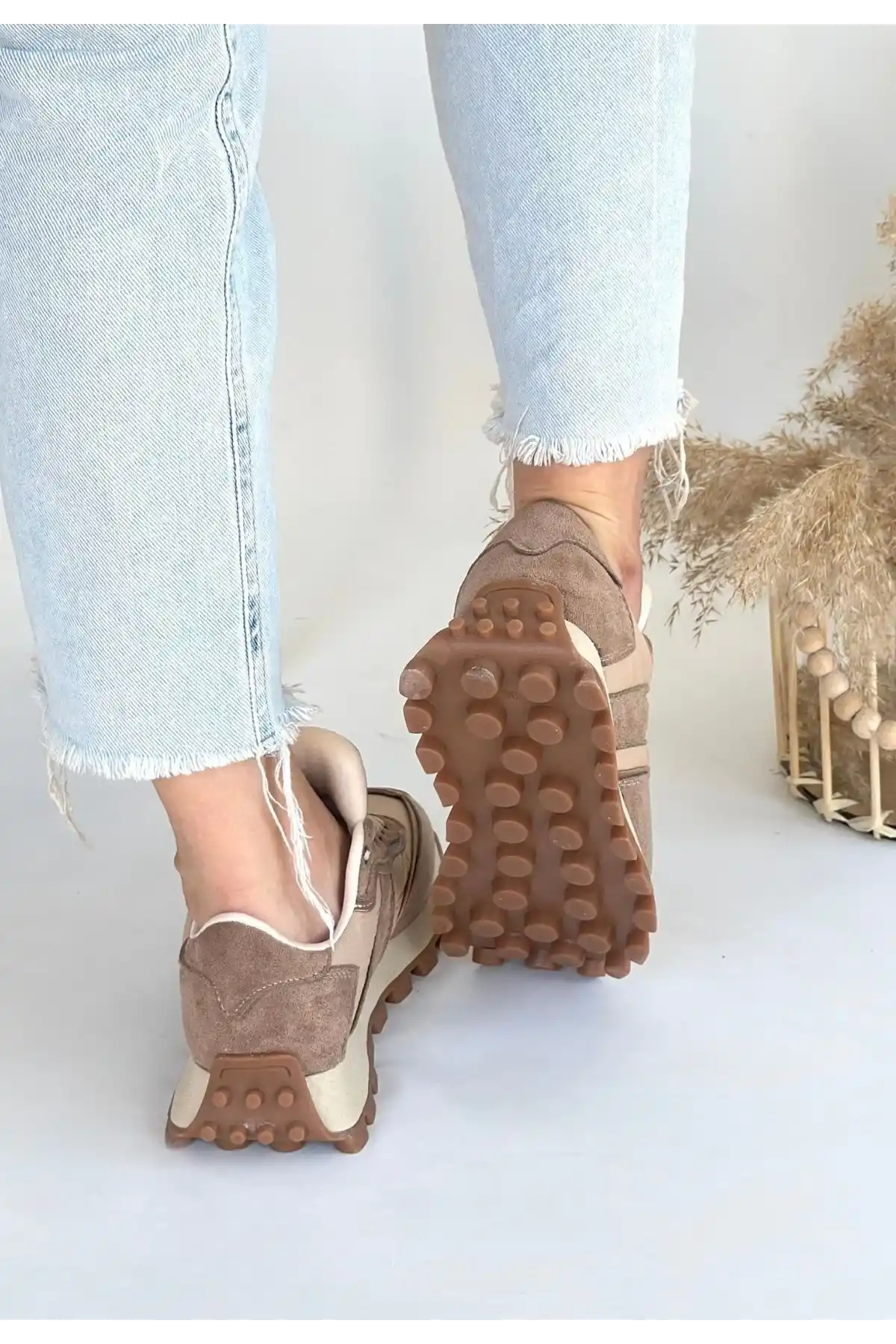 Berty Vizon Süet Bağcıklı Spor Ayakkabı - GC