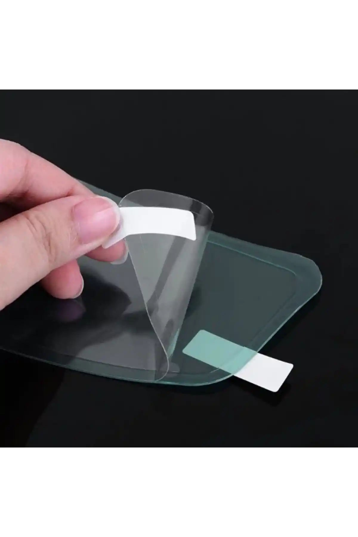 Buğu Önleyici Motosiklet Kaskı Vizörü Su Geçirmez Dayanıklı Çizik Koruma Lens Filmi (4767) - GC