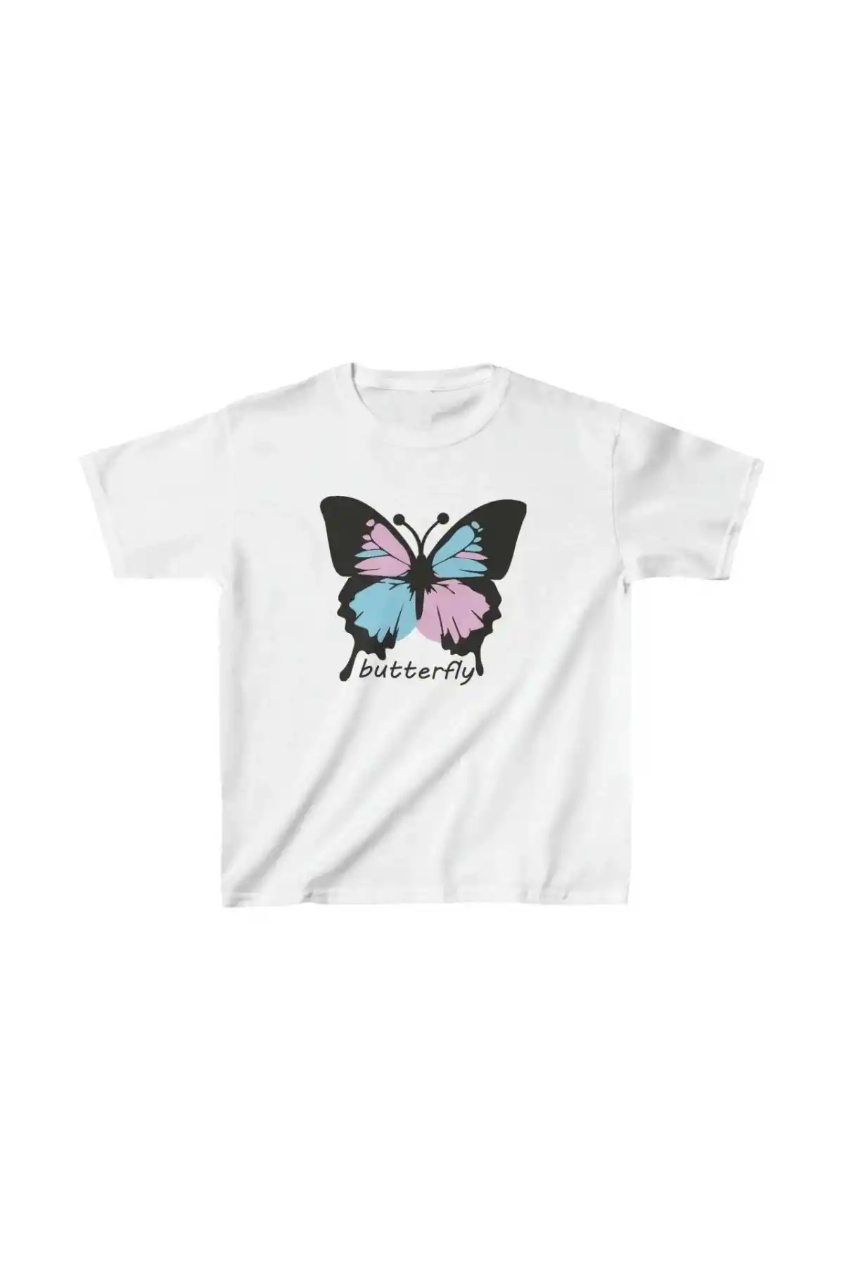 Çocuk Unisex Baskılı T-Shirt - Beyaz