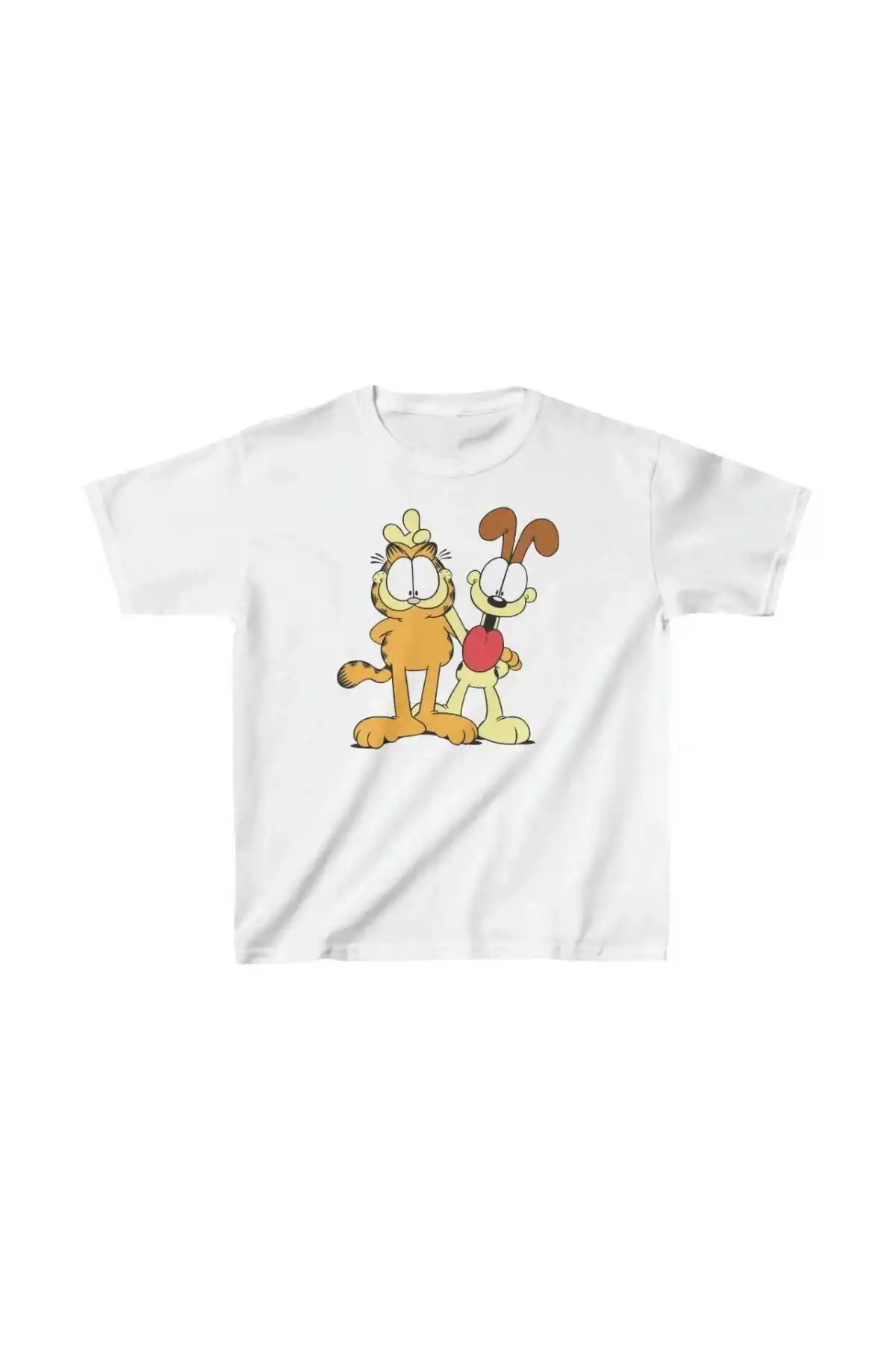 Çocuk Unisex Baskılı T-Shirt - Beyaz